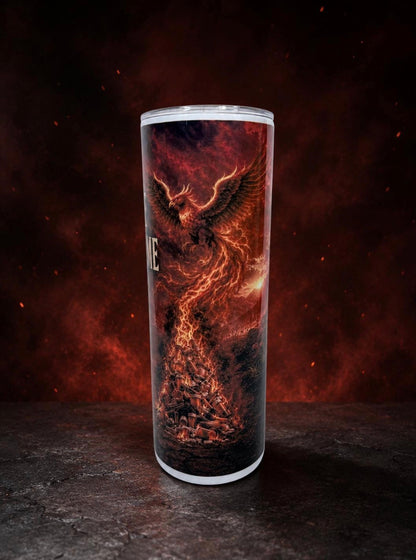 I Burned the Life That Was Burying Me Tumbler | Addiction Recovery & Sobriety Gift