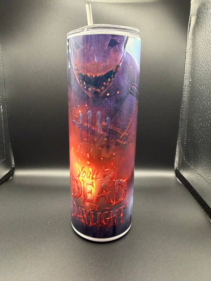 Ice Nine Kills inspired Play Dead — Dead by Daylight Inspired Horror Tumbler