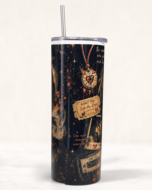Obsession-Inspired 20oz Skinny Tumbler | Dark Romance Horror Cup (Handmade)