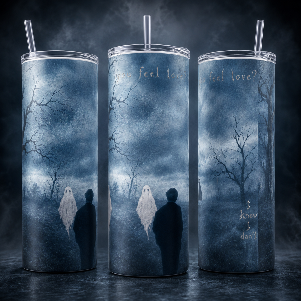 Bad Omens Inspired Specter 20 oz Tumbler | Do You Feel Love Music Cup