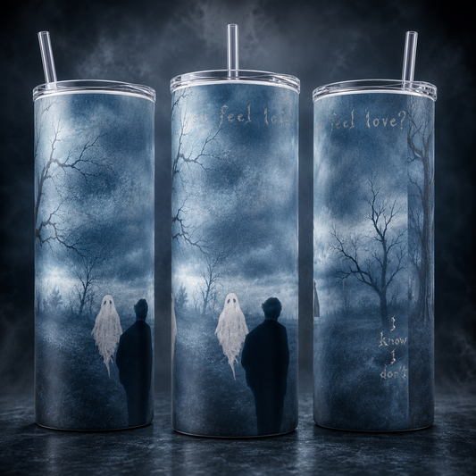 Bad Omens Inspired Specter 20 oz Tumbler | Do You Feel Love Music Cup